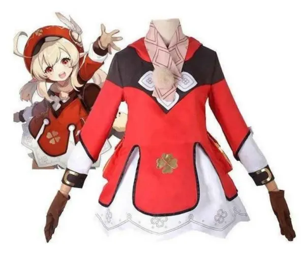 Cosplay da Klee de Genshin Impact (somente a roupa não há acessórios inclusos)