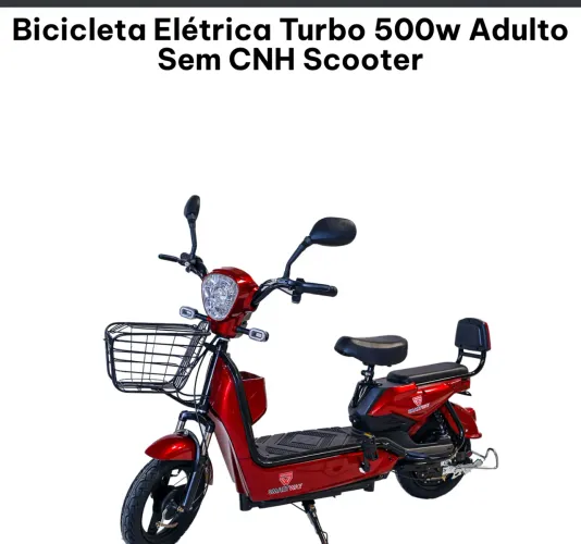 Scooter elétrica x500W autopropelido