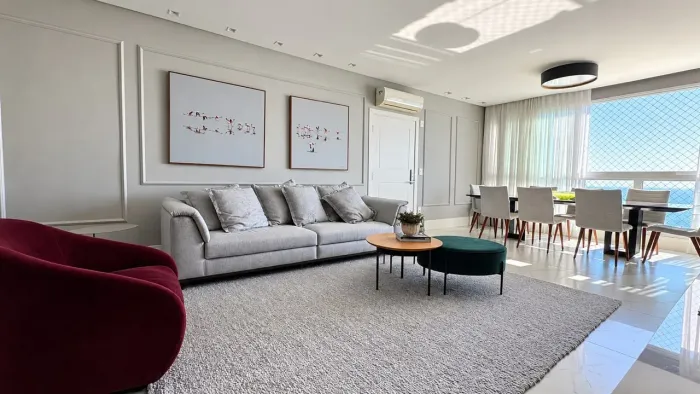 Apartamento Vista Mar 4 Suítes Aluguel Anual Balneário Camboriú