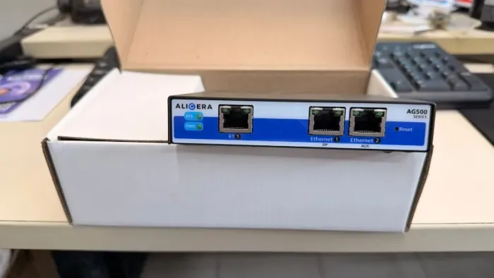 Gateway E1 VoIP Aligera AG500 - SIP / Asterisk / PABX IP (Com Fonte e Cabos)