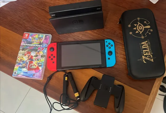 Nintendo Switch Completo + Mario Kart