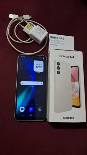 Samsung Galaxy A14 completo na caixa