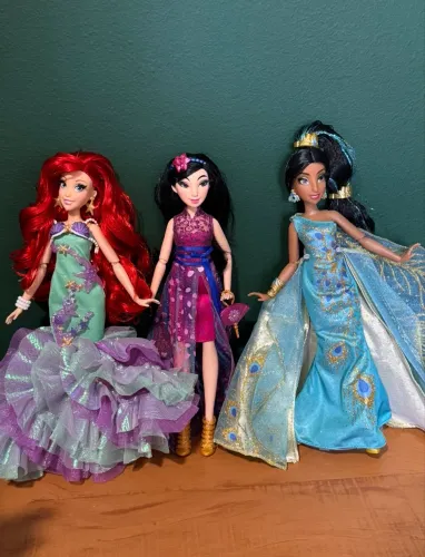 Trio bonecas princesas Disney Raras