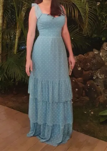 Vestido Azul Cinderela