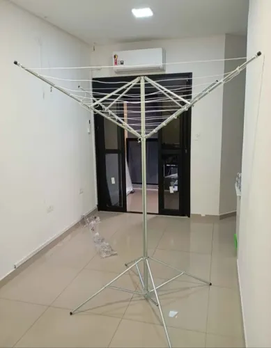Varal Giratório 9 Cordas Com Quadripe Galvanizado Resistente
