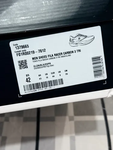 Tênis fila Racer Carbon 3 Tri MASCULINO