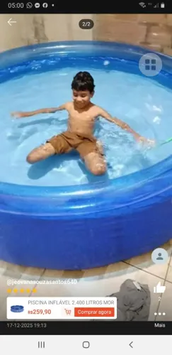 Piscina completa com bomba ,aspirador completo ,1 cloro pastilha produtos limpeza ja usado