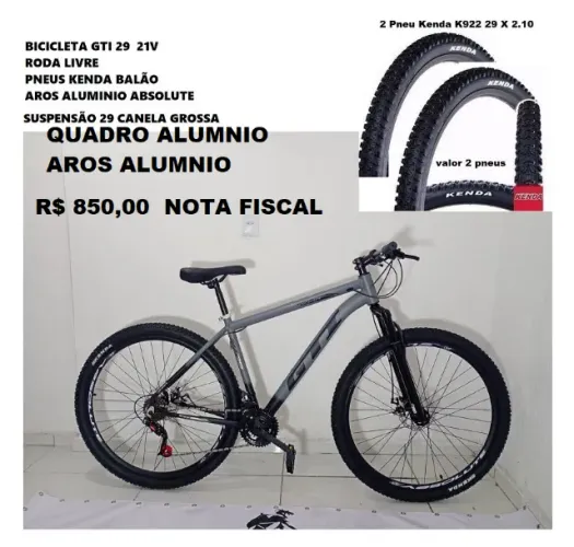 Bicicleta Promoção cubo e aro aluminio