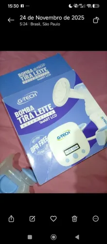 Bomba tira leite G-Tech elétrica