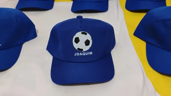Boné Tema Futebol Lembrancinha kit c/10 bonés para Aniversário Copa do Mundo Futebol