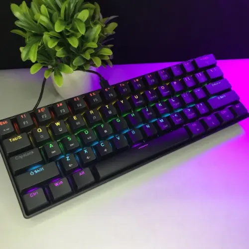 Teclado mecânico Sunnysee K61 - Switch Azul e Vermelho