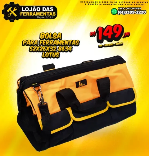 Bolsa Para Ferramentas 52X26X32 8634 Lotus