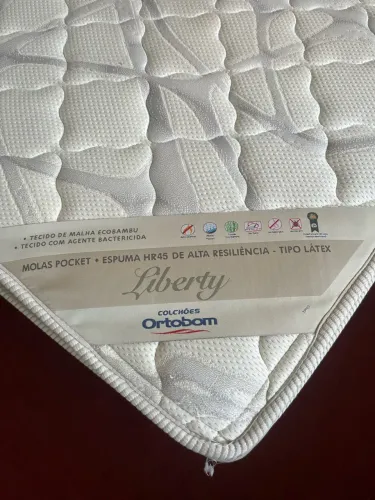 Colchão Ortobom Liberty Molas Pocket Espuma HR45 Tipo Látex - Seminovo
