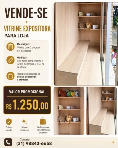 Móveis de loja super barato ,desocupar espaço