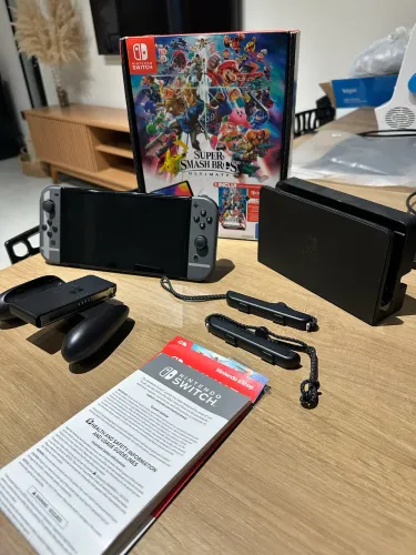 Nintendo Switch Oled Edição Super Smash Bros Ultimate