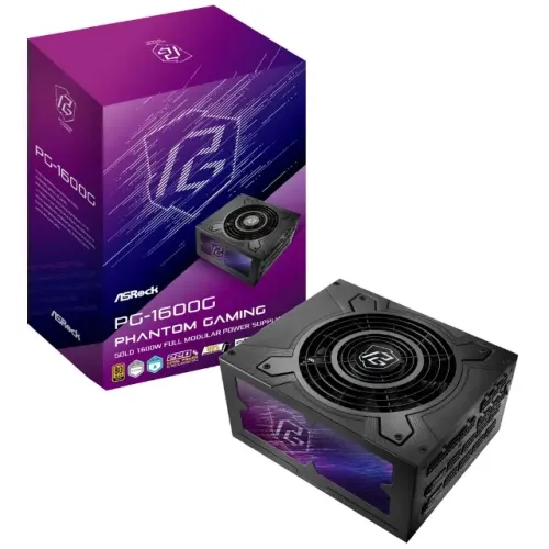 Fonte de Alimentação ASRock Phantom Gaming PG-1600G 1600W ATX / Modular / 80 Plus Gold / B