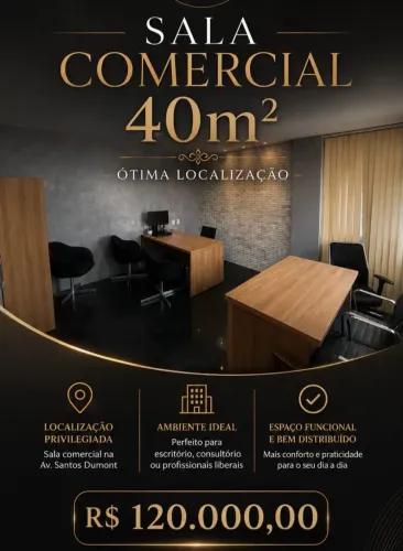 Vendo sala comercial 40m2