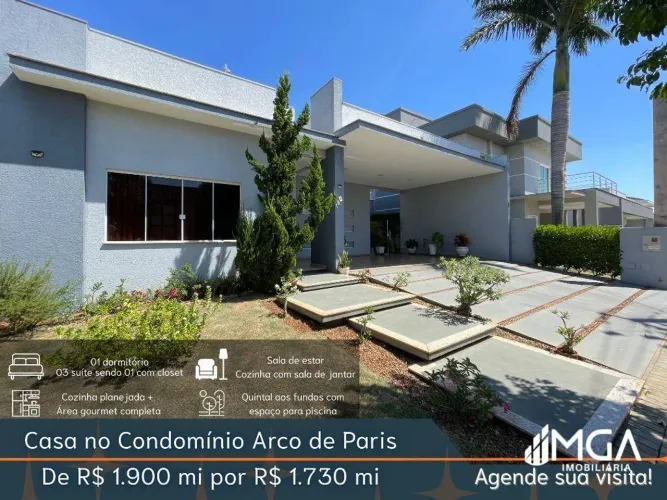 Casa com 4 dormitórios à venda, 236 m² por R$ 1.730.000,00 - Condomínio Horizontal Fechado