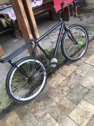 BICICLETA ARO 26 TODA BOA 2 JANTE AERO PNEU PRAIERO E PNEU KENDA BAGAGEIRO