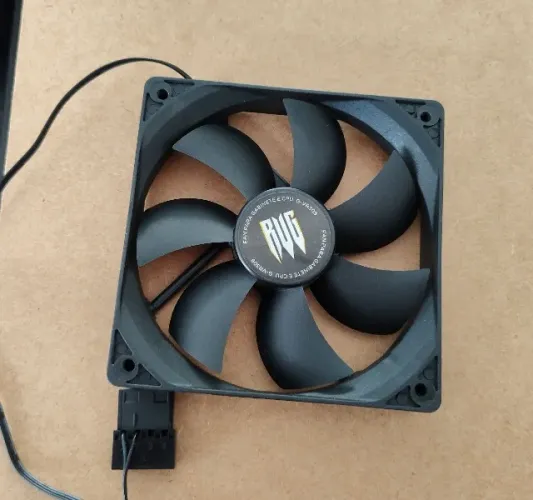 2 Coolers Fan ventoinha 120x120x20mm 12 volts 3 pinos
