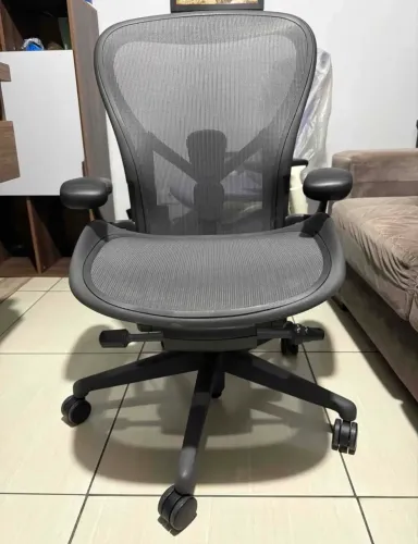 Cadeira Herman Miller New Aeron C Completa Super nova