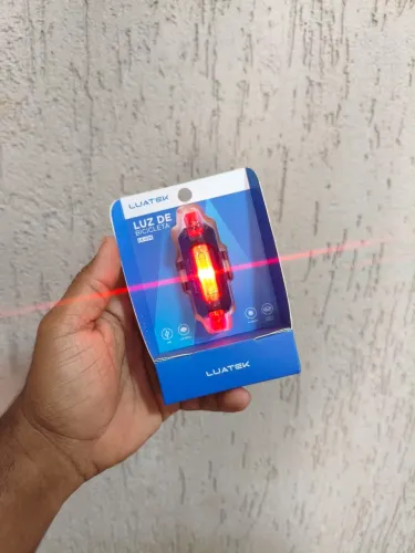 Sinalizador Led Traseiro Luatek Bike Bicicleta Recarregável Promoção