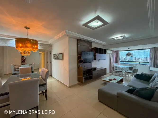 Apartamento Amplo e 100% Mobiliado para Aluguel com 4 quartos na Orla de Juazeiro