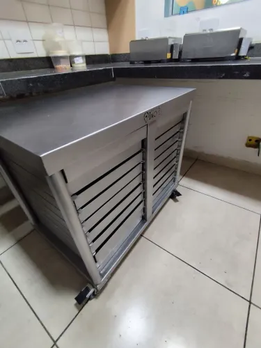 Gaveteiro Inox Térmico duplo