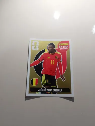 Figurinha Gold Jeremy Doku (World cup 2026)
