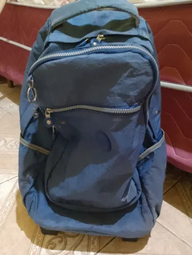 Mega Super Promoção Mochila skeet juvenil azul 