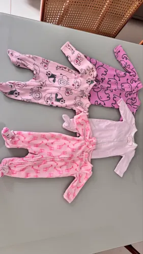 Kit 4 macacões Carter?s RN menina