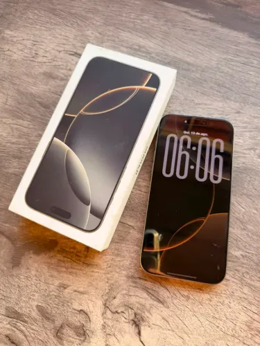 IPHONE 16 PRO MAX 256GB TITÂNIO ? IMPECÁVEL | ÚNICO DONO | 100% BATERIA
