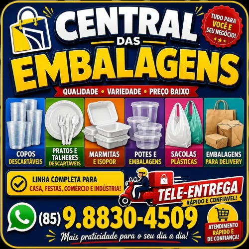 Embalagens e descartáveis