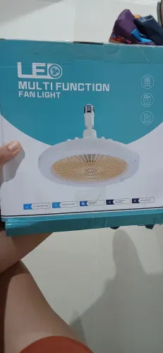 Lâmpada Led com ventilador