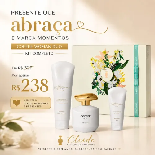 Kit Coffee Woman Duo Branco