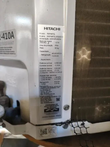 Vende sa ar condicionado 48 mil BTUs pouco tempo de uso
