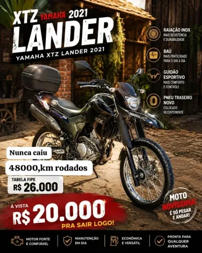 Vendo ,passo cartão XTZ 250 20000 a vista *