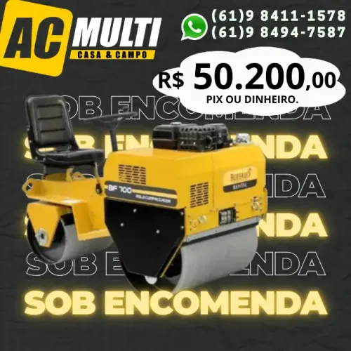 ROLO Compactador BF 700 RENTAL à GASOLINA BUFFALO