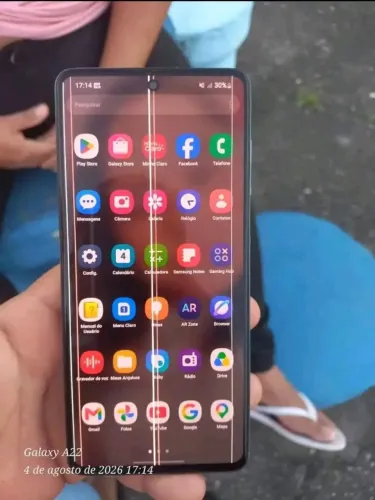 A71 tela original biometria na tela