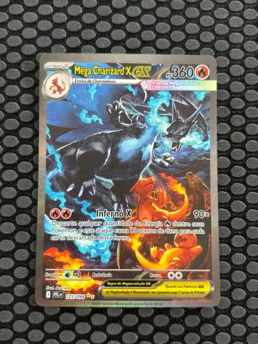 Mega charizard x ex 125/094 Fogo fantasmagórico NN