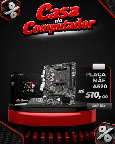 PLACA MÃE A520