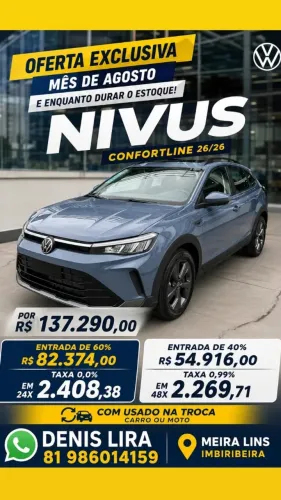 Volkswagen Nivus Comfortline 1.0 200 TSI Flex AUT 2026