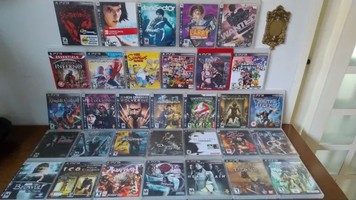 Coleção jogos RAROS PS3 e acessórios para PS3