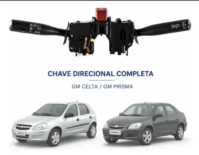 Chave Seta Gm Sem Limpador Traseiro - Compatível com Chevrolet Celta 2011