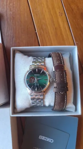 RELÓGIO SEIKO PRESAGE COCKTAIL TIME GRASSHOPPER SSA441
