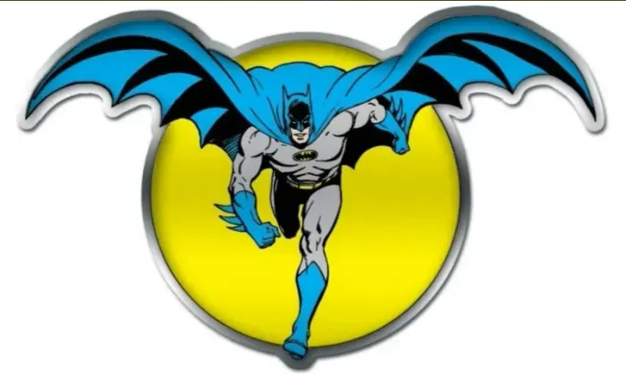 Placa Decorativa Batman Em Metal Alto Relevo