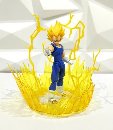 Effect Yellow Explosão De Poder P/ Majin Vegeta Sh Figuarts