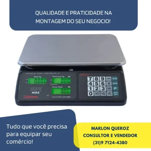 Balança Eletrônica 32 quilos Urano