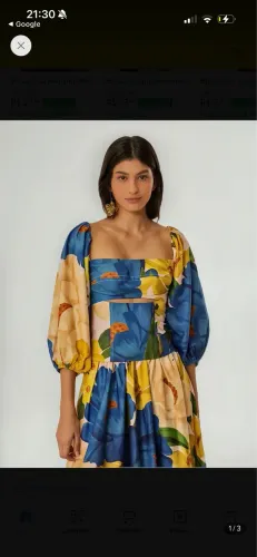 Blusa farm manga bufante