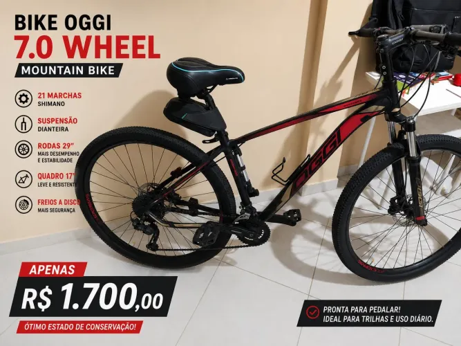 Bike Oggi excelente estado com Nota fiscal 